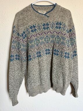 Vintage LL Bean Wool Blend Sweater